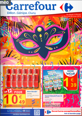 Bon plan, codes promo, réduction Guadeloupe, Martinique, Guyane, la Réunion : Catalogue Carrefour CARNAVAL | photo-catalogue-carrefour-carnaval