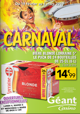Bon plan, codes promo, réduction Guadeloupe, Martinique, Guyane, la Réunion : Catalogue Géant Casino pour le Carnaval | photo-catalogue-geant-casino-pour-le-carnaval