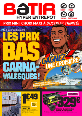 Bon plan, codes promo, réduction Guadeloupe, Martinique, Guyane, la Réunion : Catalogue Les prix bas carnavalesques ! | photo-catalogue-les-prix-bas-carnavalesques