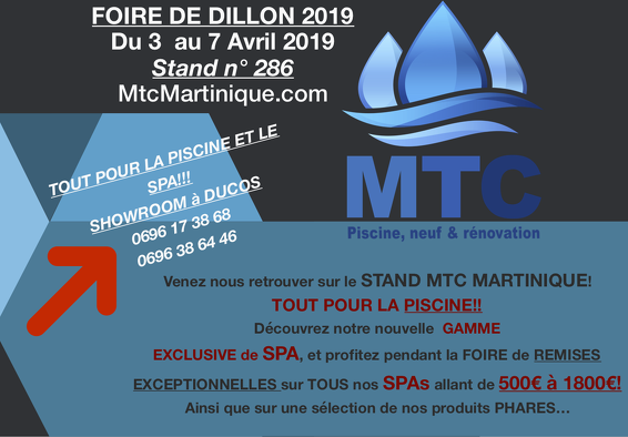 Bon plan, codes promo, réduction Guadeloupe, Martinique, Guyane, la Réunion : MTC Martinique à la FOIRE de DILLON 2019!! | photo-mtc-martinique-a-la-foire-de-dillon-2019