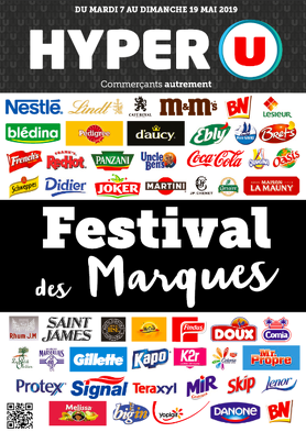 Bon plan, codes promo, réduction Guadeloupe, Martinique, Guyane, la Réunion : Festival des marques dans tous vos Hyper U ! | photo-festival-des-marques-dans-tous-vos-hyper-u