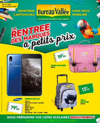 Bon plan, codes promo, réduction Guadeloupe, Martinique, Guyane, la Réunion : Catalogue Bureau Vallée ! | photo-catalogue-bureau-vallee