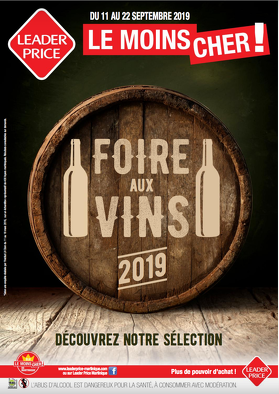 Bon plan, codes promo, réduction Guadeloupe, Martinique, Guyane, la Réunion : Foire aux vins 2019 | photo-foire-aux-vins-2019