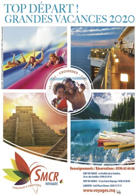 Bon plan, codes promo, réduction Guadeloupe, Martinique, Guyane, la Réunion : CATALOGUE TOP DEPART GRANDES VACANCES 2020 | photo-catalogue-top-depart-grandes-vacances-2020