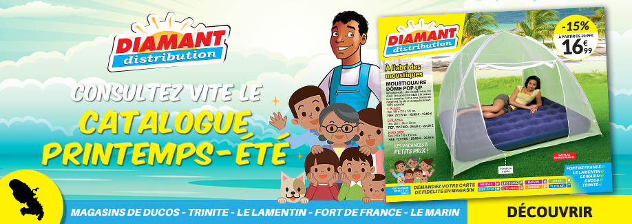 Bon plan, codes promo, réduction Guadeloupe, Martinique, Guyane, la Réunion : Catalogue Printemps-Eté Martinique | photo-catalogue-printemps-ete