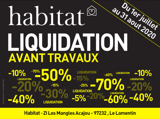 Bon plan, codes promo, réduction Guadeloupe, Martinique, Guyane, la Réunion : LIQUIDATION ! | photo-liquidation