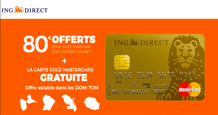 Bon plan, codes promo, réduction Guadeloupe, Martinique, Guyane, la Réunion : ING votre banque en ligne dans les DOM ! | photo-ing-votre-banque-en-ligne-dans-les-dom-1