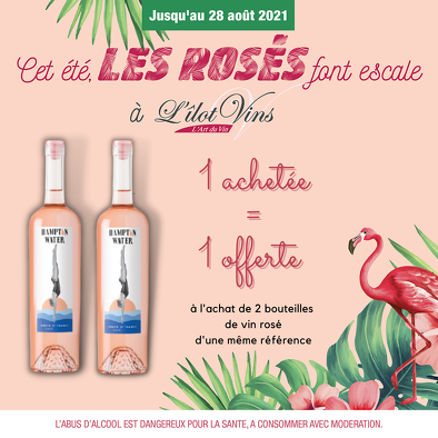 Bon plan, codes promo, réduction Guadeloupe, Martinique, Guyane, la Réunion : Les rosés font escale à L'ÎLOT VINS | photo-les-roses-font-escale-a-l-ilot-vins-1