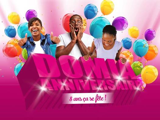Bon plan, codes promo, réduction Guadeloupe, Martinique, Guyane, la Réunion : DOMIA ANNIVERSAIRE | photo-domia-anniversaire