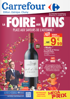 Bon plan, codes promo, réduction Guadeloupe, Martinique, Guyane, la Réunion : Catalogue La foire aux vins ! | photo-catalogue-la-foire-aux-vins