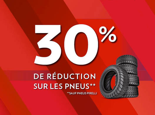 Bon plan, codes promo, réduction Guadeloupe, Martinique, Guyane, la Réunion : 30% de réduction sur les pneus* | photo-30-de-reduction-sur-les-pneus