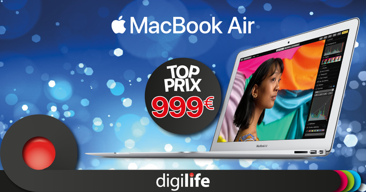 Bon plan, codes promo, réduction Guadeloupe, Martinique, Guyane, la Réunion : TOP PRIX MacBook Air à 999€ chez DIGILIFE ! | photo-macbook-air-chez-digilife