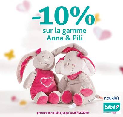 Bon plan, codes promo, réduction Guadeloupe, Martinique, Guyane, la Réunion : -10% sur la gamme Anna & Pili chez BÉBÉ9 ! | photo-10-sur-la-gamme-anna-pili-chez-bebe9